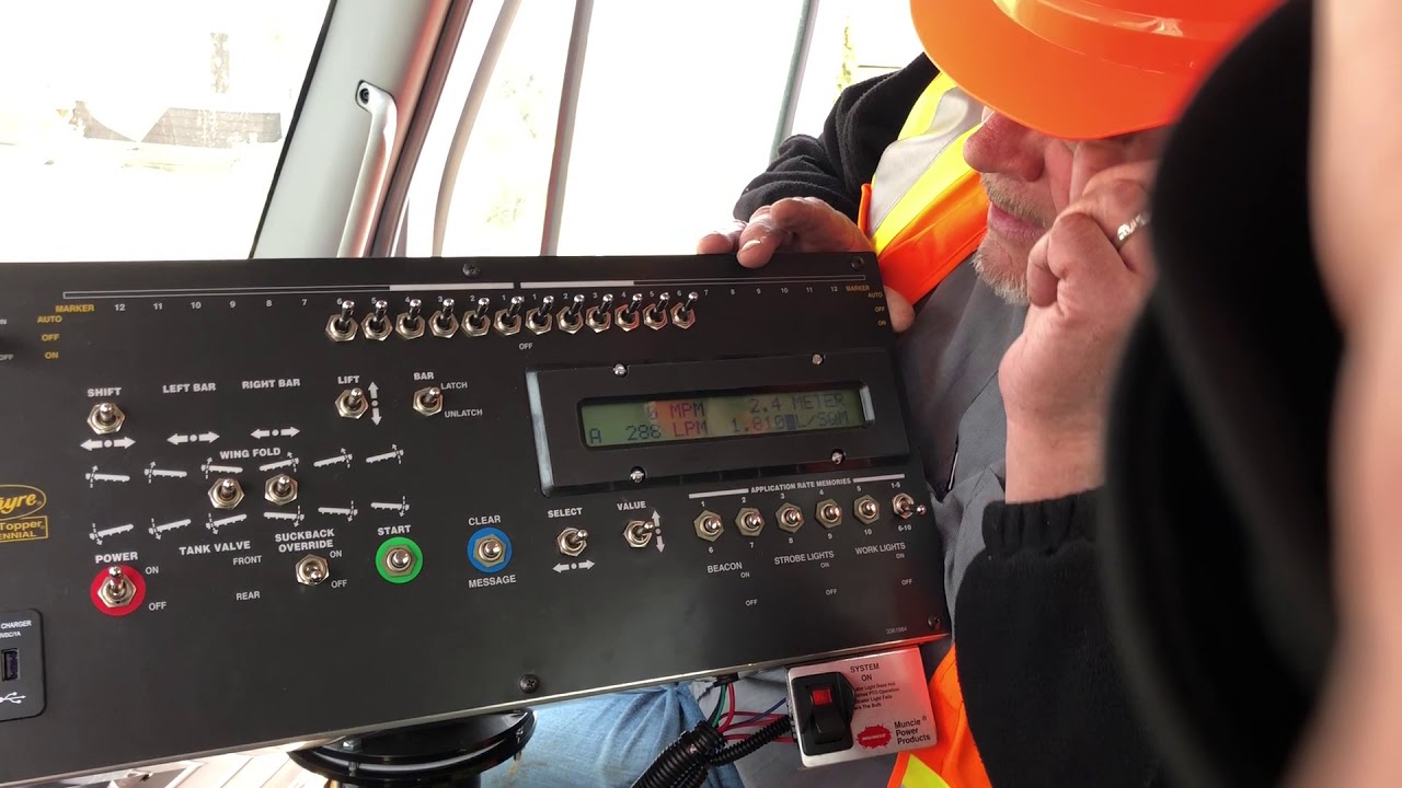 Etnyre Distributor - Recommended Cab Controls Procedure