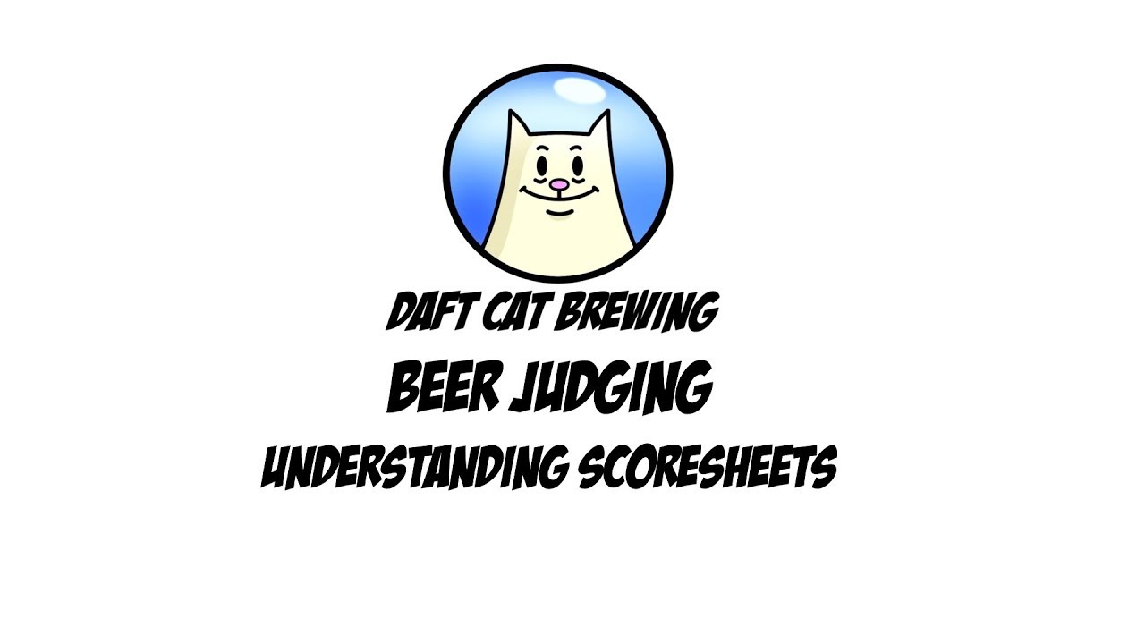 Beer judging - Understanding scoresheets