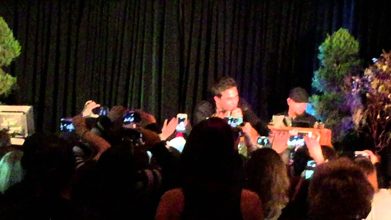 Chris Wood, Chase Coleman & Micah Parker singing 