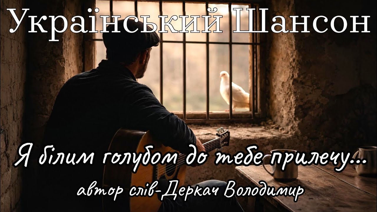 Я білим голубом до тебе прилечу...Новий авторський шансон,@UkrainianShanson 