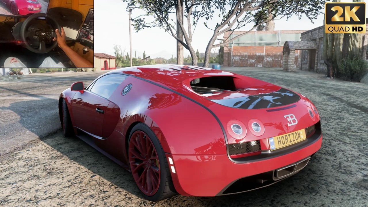 1200HP Bugatti Veyron | Forza Horizon 5 | Thrustmaster T300RS Gameplay