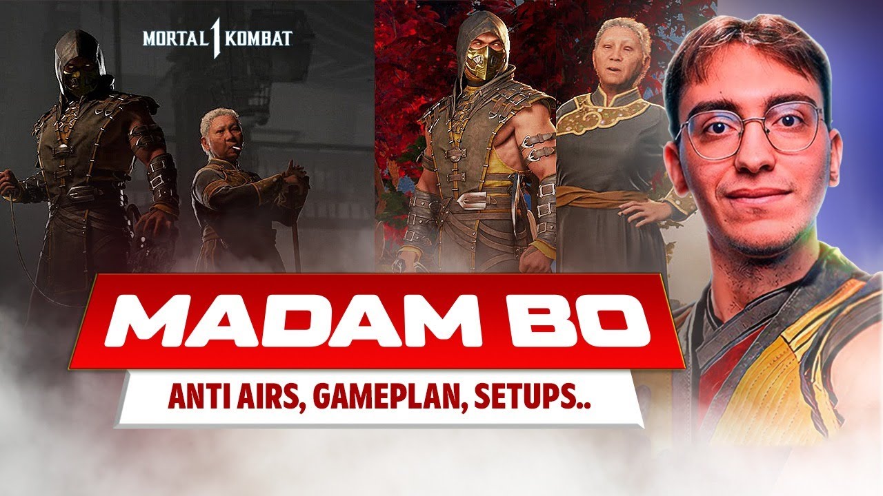 Scorpion Madam Bo Guide : Optimal Combos, Setups, Anti Airs...