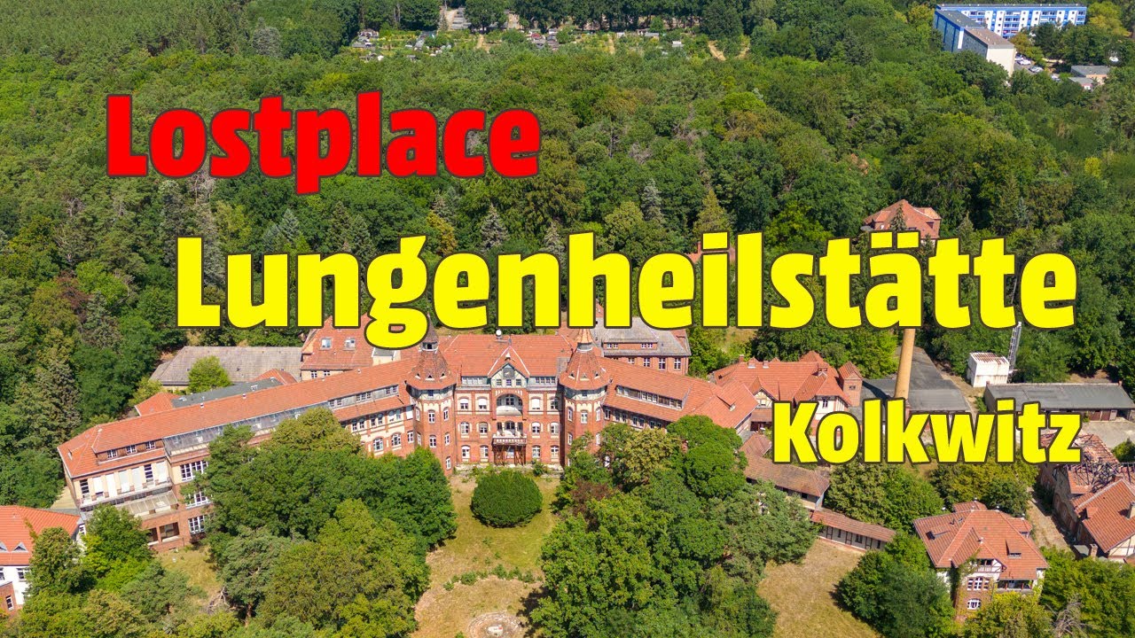 Lostplace Lungenheilst&auml;tte Kolkwitz bei Cottbus #Lungenheilst&auml;tte #Kolkwitz #drohne #lostplaces
