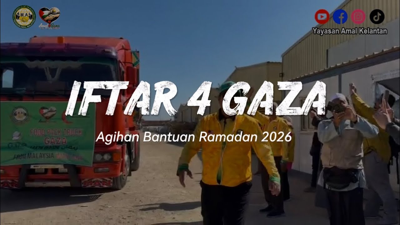 Pelepasan Treler yang Membawa 3 Kontena Gandum dan 1 Kontena Pek Makanan Untuk Gaza 2026