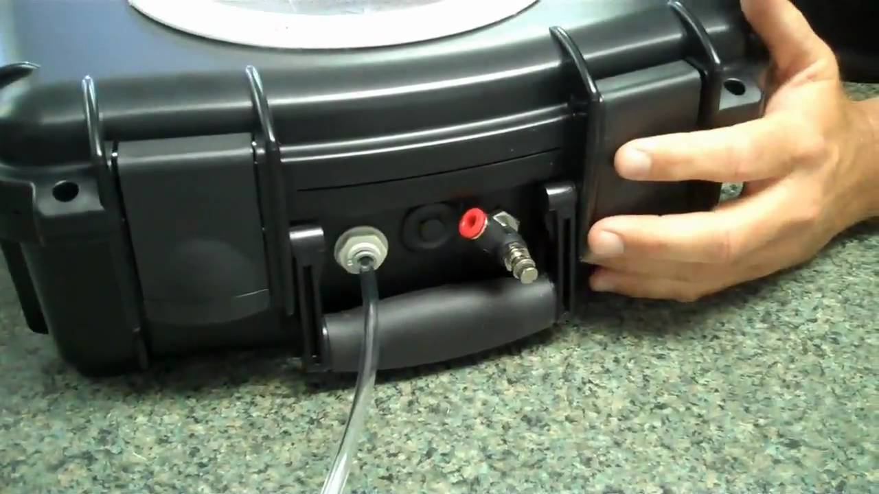 Vacuum Air Sampling Box for Tedlar Bags