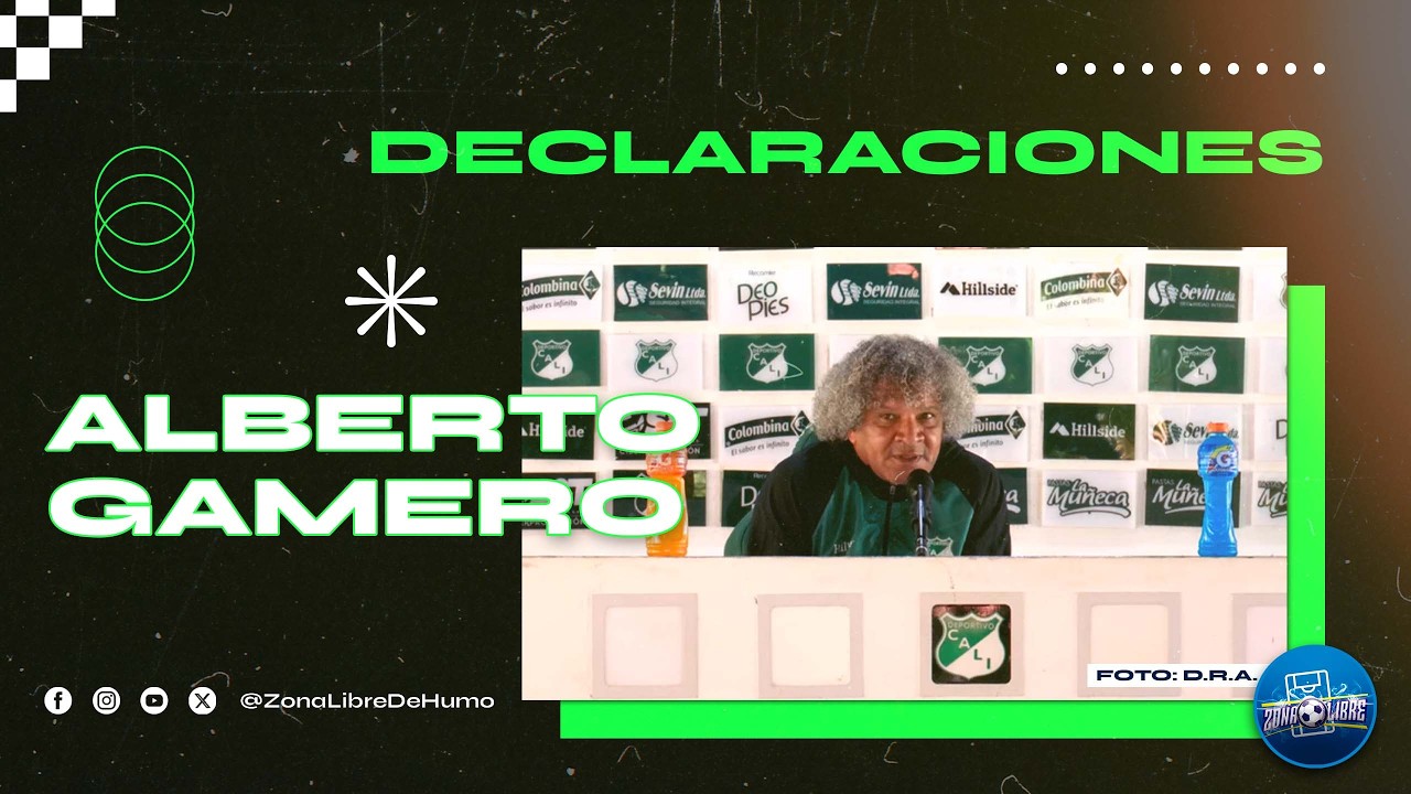 Declaraciones de Alberto Gamero en la previa de Deportivo vs Once Caldas por la fecha 10.