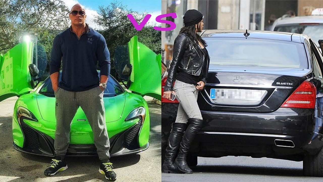 Dwayne Johnson cars vs Michelle rodriguez cars (2018)