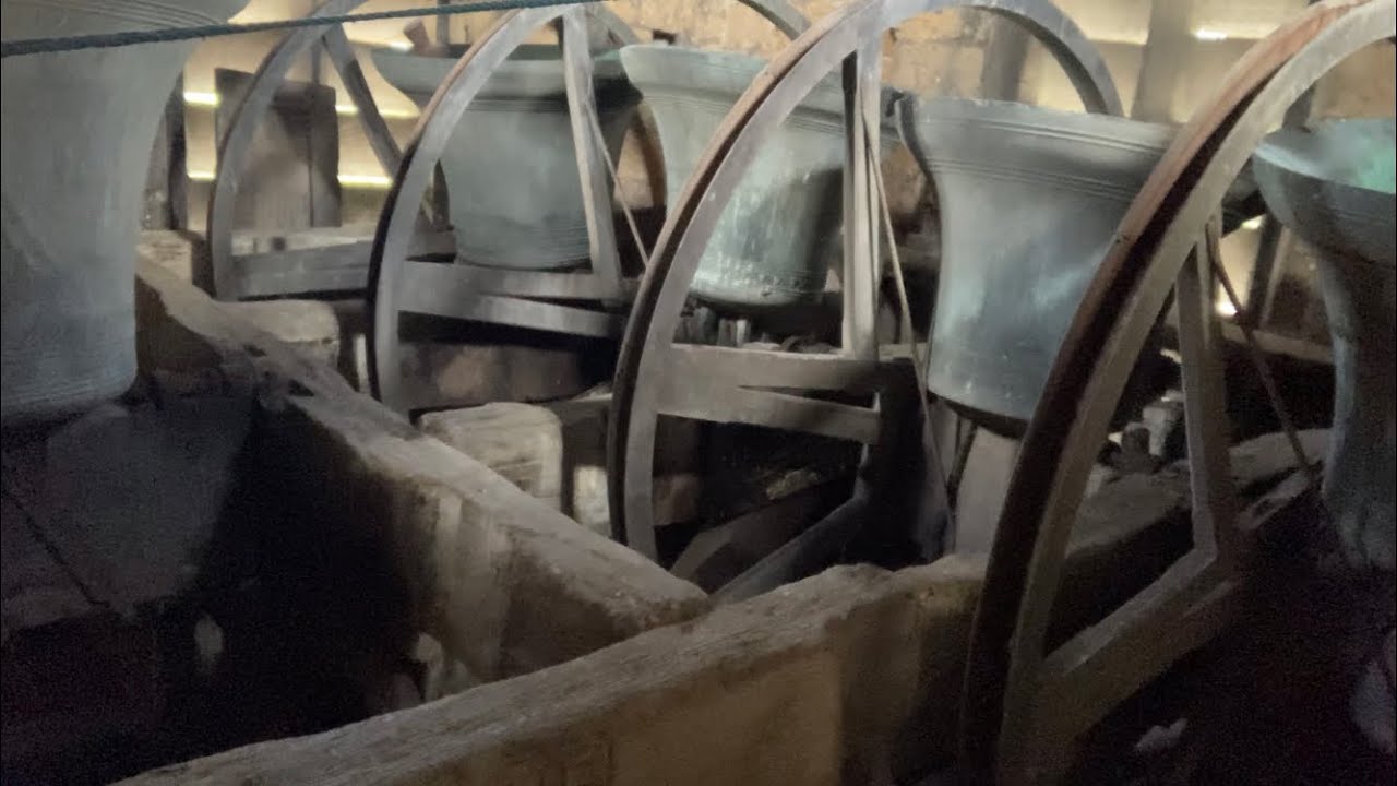 Bell Ringing in the Belfry at Doynton, Glos