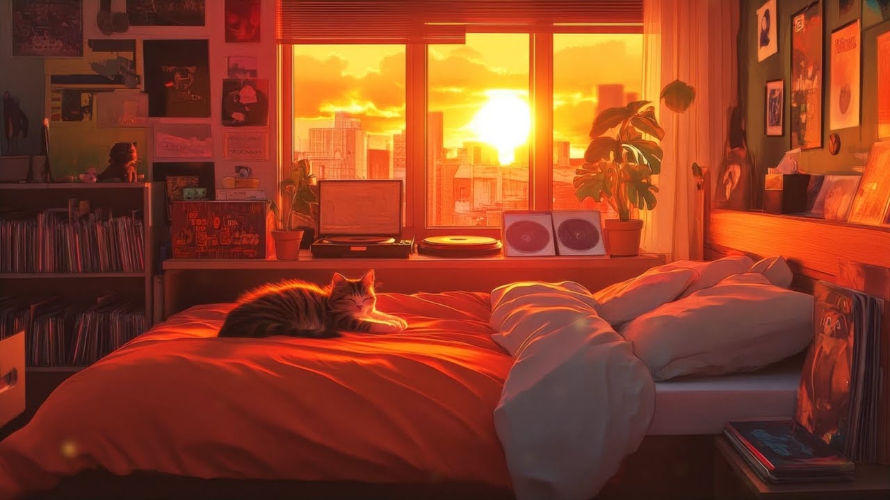 Smooth Jazz at Sunset | Cozy Evening Vibes & Relaxing Music 🎷