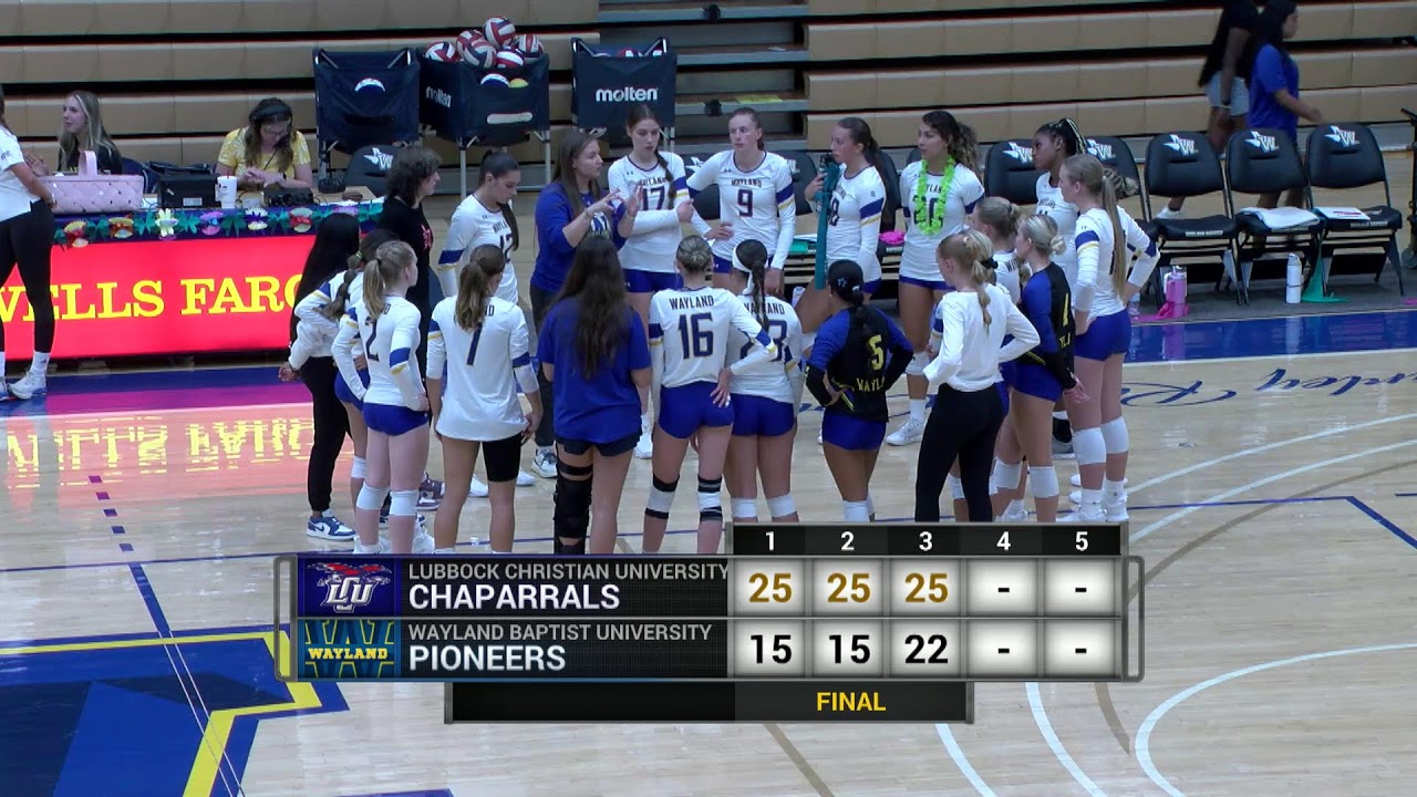 Wayland Baptist Volleyball vs Lubbock Christian University