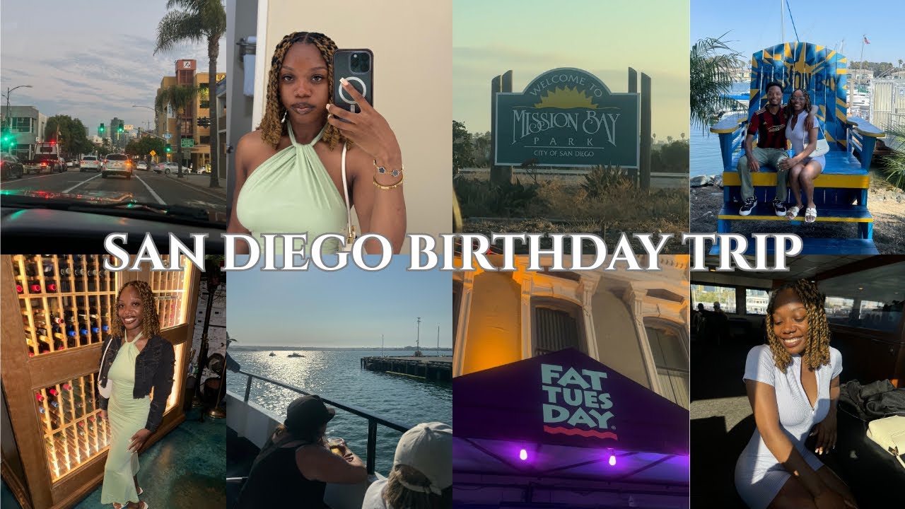 24TH BIRTHDAY TRIP TO SAN DIEGO🎂 | LUXURY RESORT, GASLAMP QUARTER, BOAT TOUR, FAT TUESDAYS, ETC!🥳💕🥂