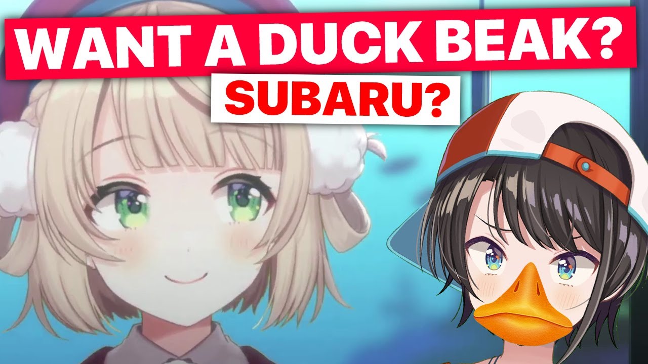 Ui-Mama Asks Subaru If She Wants A Duck Beak... (Shigure Ui & Oozora Subaru / Hololive) [Eng Subs]