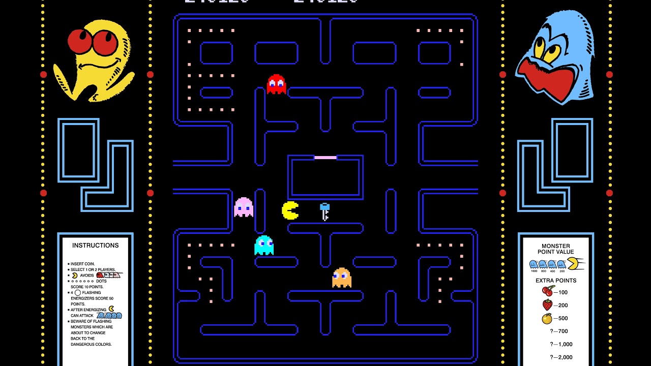 Pacman perfect 5th Key pattern MAME - Full 1440p60 HD