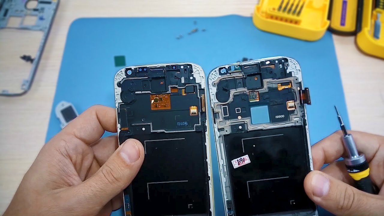 Замена дисплея Samsung Galaxy S4 I9500.