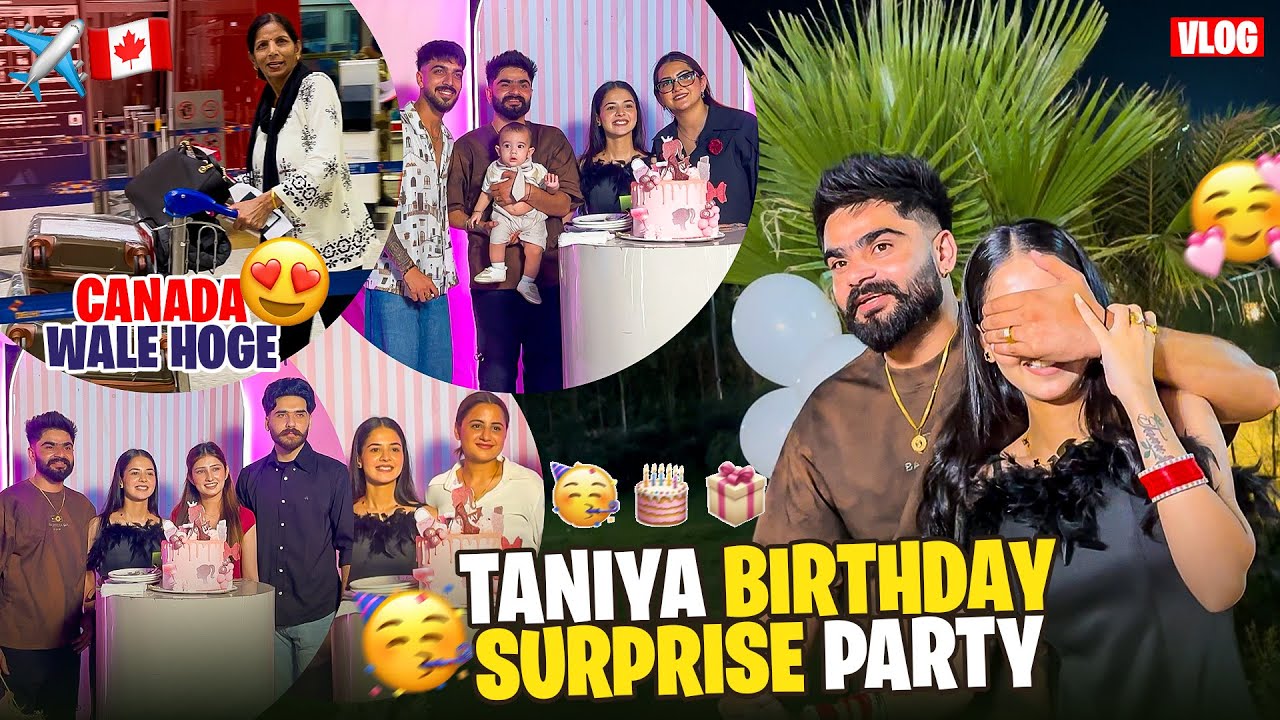 Best Birthday Surprise Ever🙌🔥khushiyan😀Thank you Sajan❤️😘 TaniyaSajanvlog 