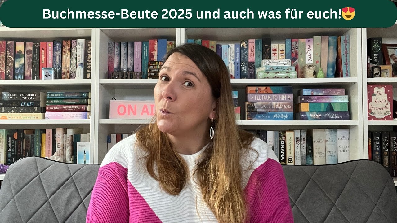 Das ist von der Buchmesse mitgekommen 🤩📚