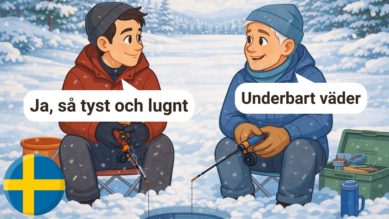 Learn Real Swedish Conversations (With Subtitles) | A1-A2 | Fun in the Winter