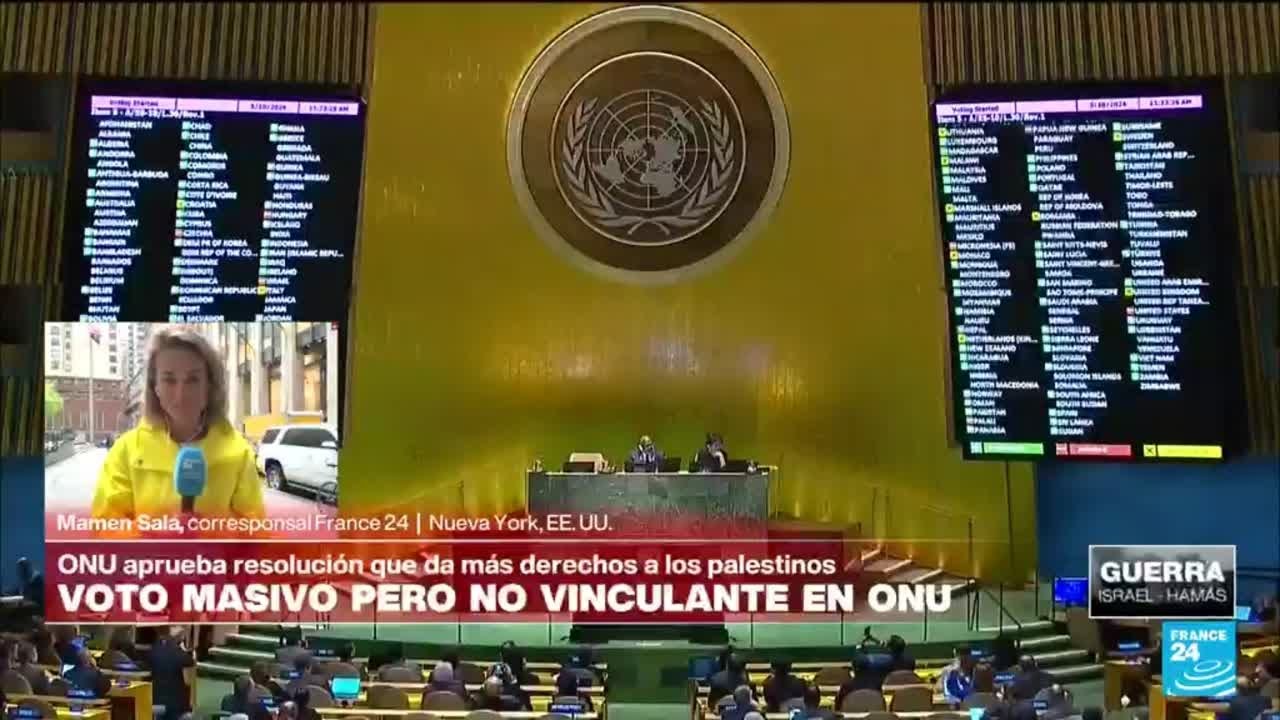 Informe desde Nueva York: ONU vota a favor de adhesión palestina como Estado
