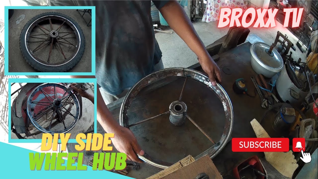 How to make Side wheel Hub in Easy way