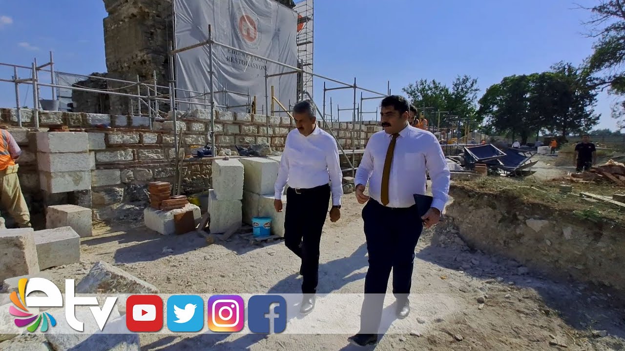 EDİRNE SARAYI GÜN YÜZÜNE ÇIKIYOR