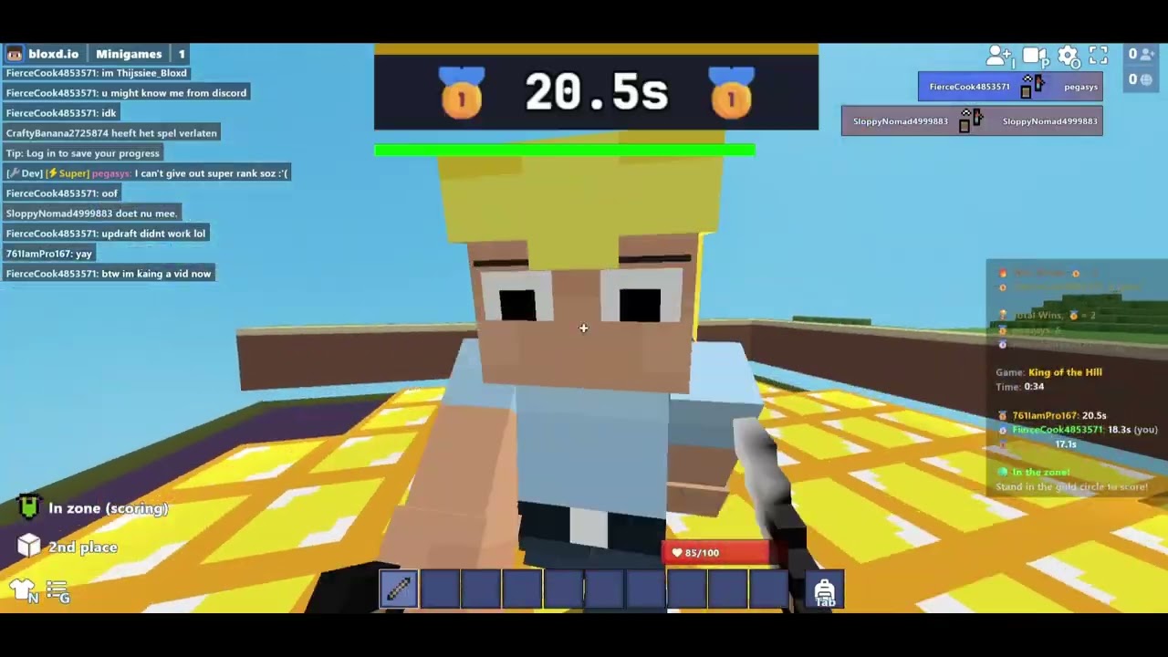 Playing Minigames with pegasys! (Staging.bloxd.io)