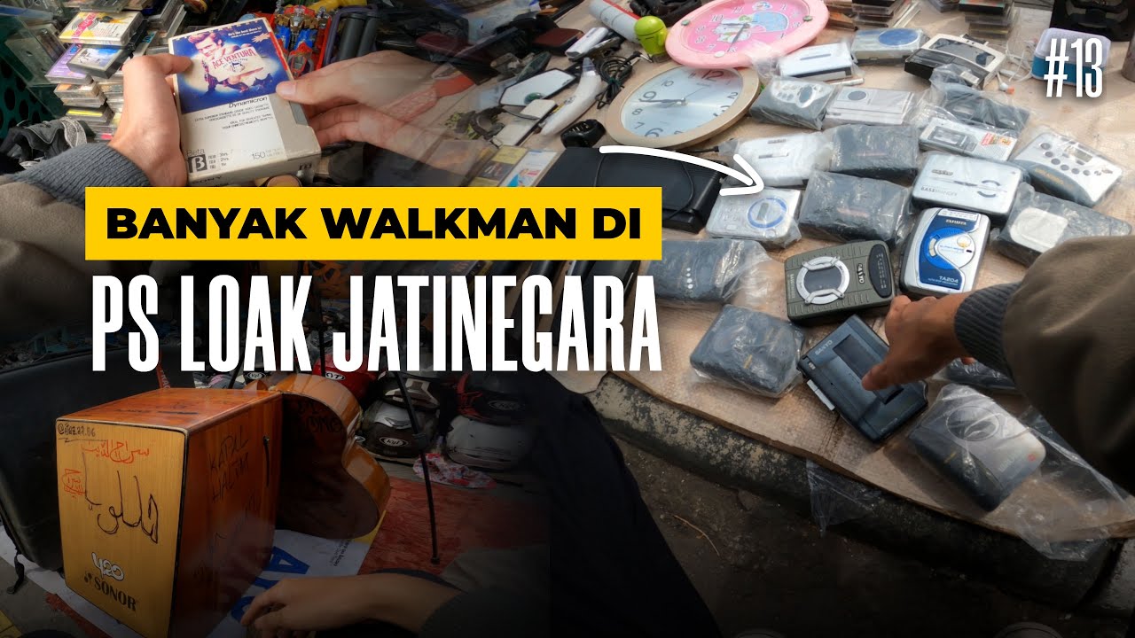 Sabtu pagi di Pasar Loak Jatinegara | Walkman mulai dari 150rb-an! #pasarloakjatinegara