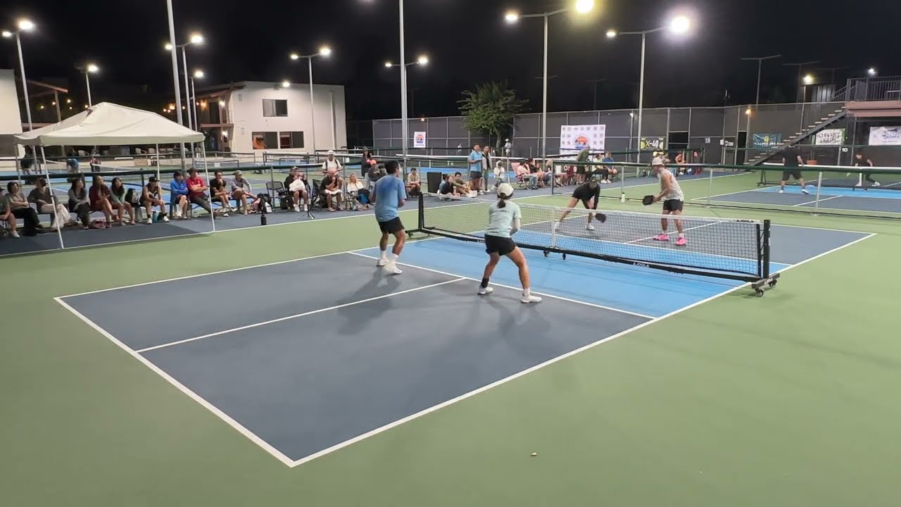 $2000 CAPA 8/10/24 Mixed Open SemiFinals Angus L. & Averry C. VS Carlota T. & Drake P. Pickleball