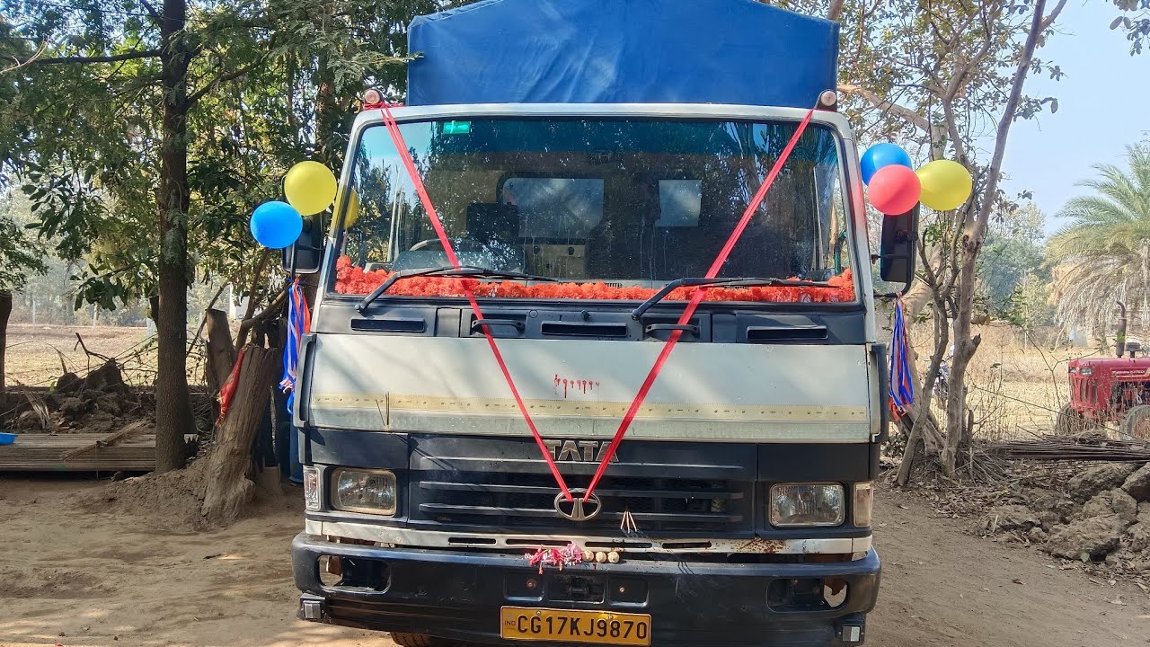 आज मेरा गाड़ी पुजा  होगया 🚛🚛🚛