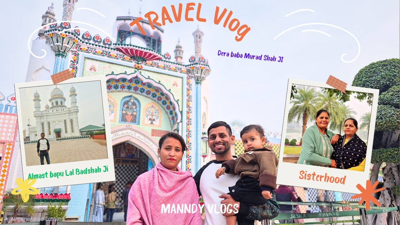 Dera Baba Murad Shah Ji || Al mast Baba Lal Badshah Ji || Nakodar vlog #travel  @Manndy_Shaweta