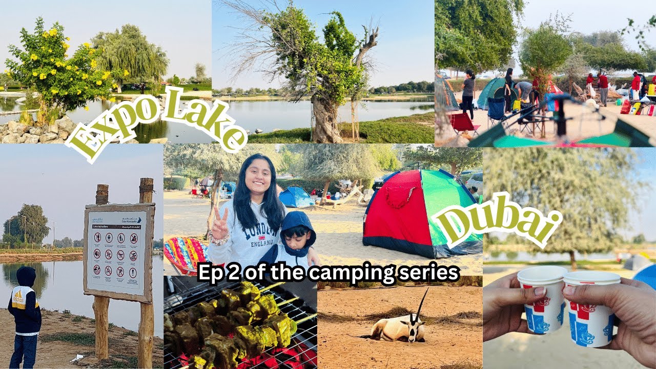 We Camped OVERNIGHT at Expo Lake Dubai 😲 | EP 2 of the Camping Series