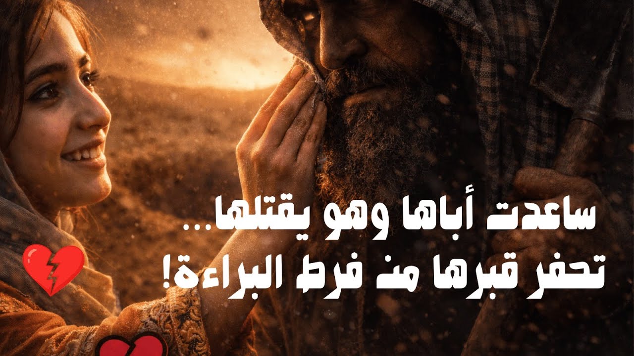 كانت تنادي “أبي” وهو يحفر لها قبرًا💔😭جريمة أنهت الإنسانية ⚖️ قصة قيس بن عاصم دفن ابنته باسم العار