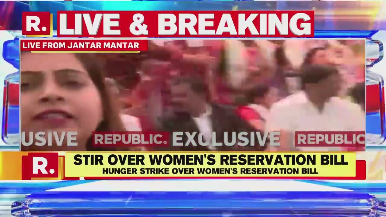 BRS leader K Kavitha Holds Hunger Strike Over Women's Reservation Bill