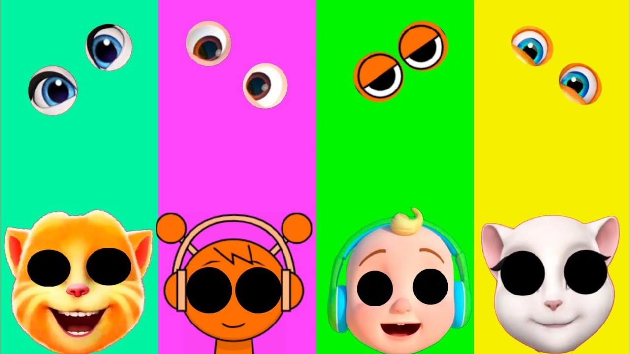 Wrong eyes challenge DAME TU COSITA Funny Puzzle Wrong Eyes /Tom , Sprunki , Angellla