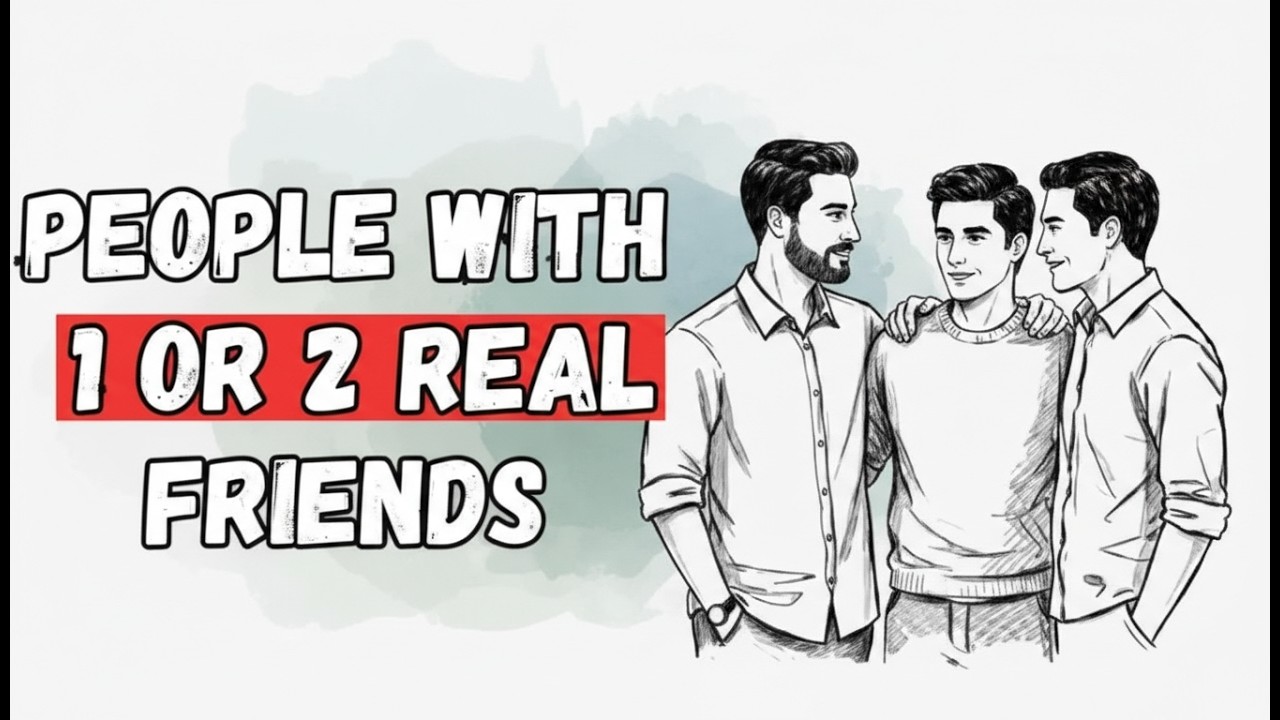 If You Only Have 1 or 2 Real Friends, Psychology Says This About You