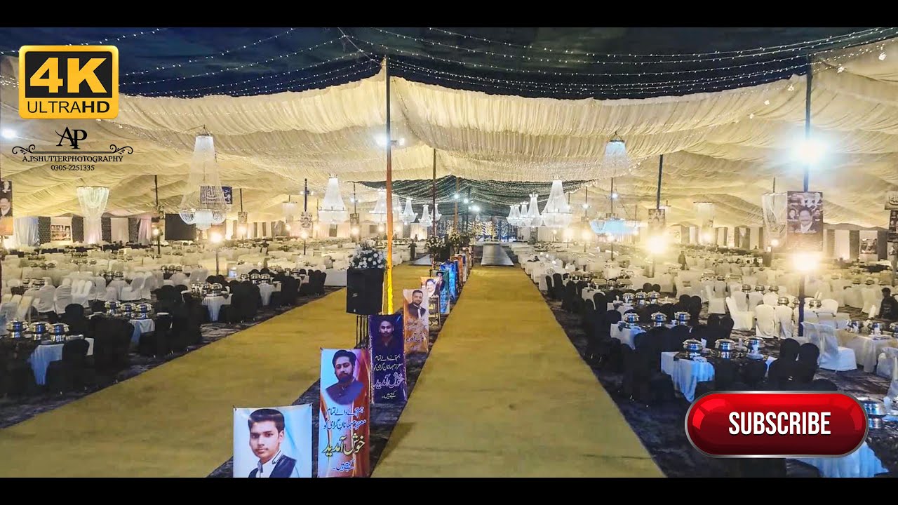 Biggest Wedding Event MPA HAJI Javeed daughter (12000 people arrangement)