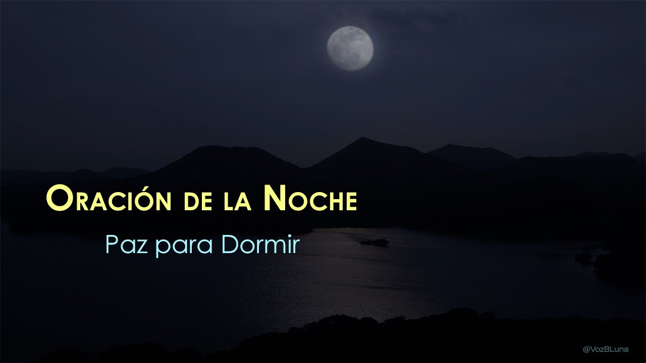 Oración para tener Paz antes de Dormir