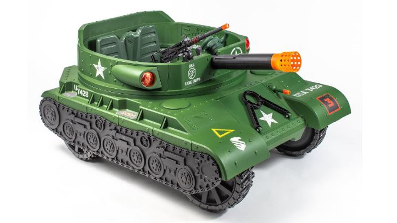 24 Volt Ride-On Thunder Tank Review - Through Difficult Terrain