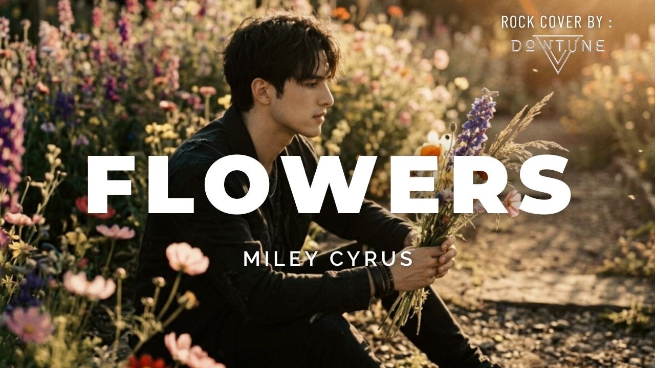 Miley Cyrus - Flowers | ROCK COVER by DOWNTUNE