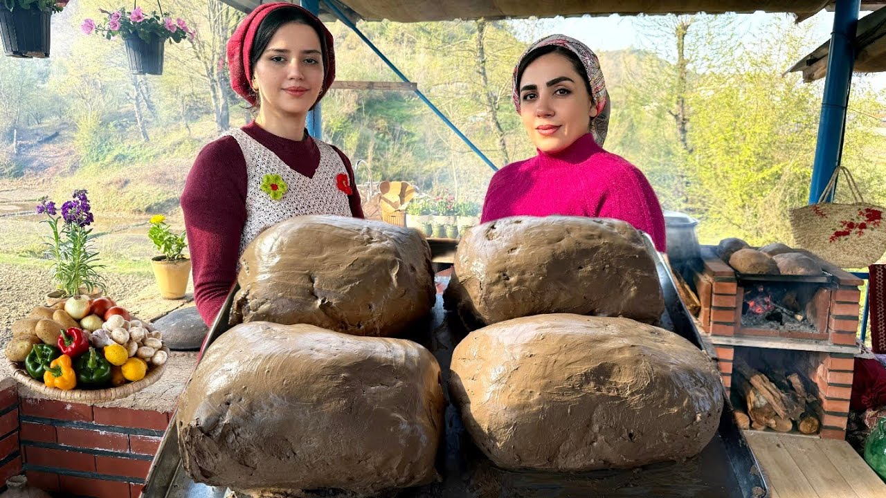Cooking chiken in clay;a unique and ancient recipe
