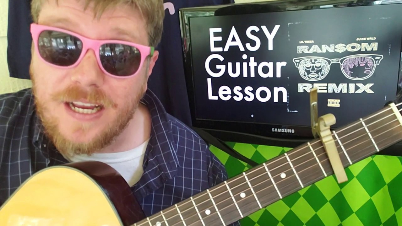 Ransom - Lil Tecca, Juice WRLD // easy guitar tutorial beginner lesson