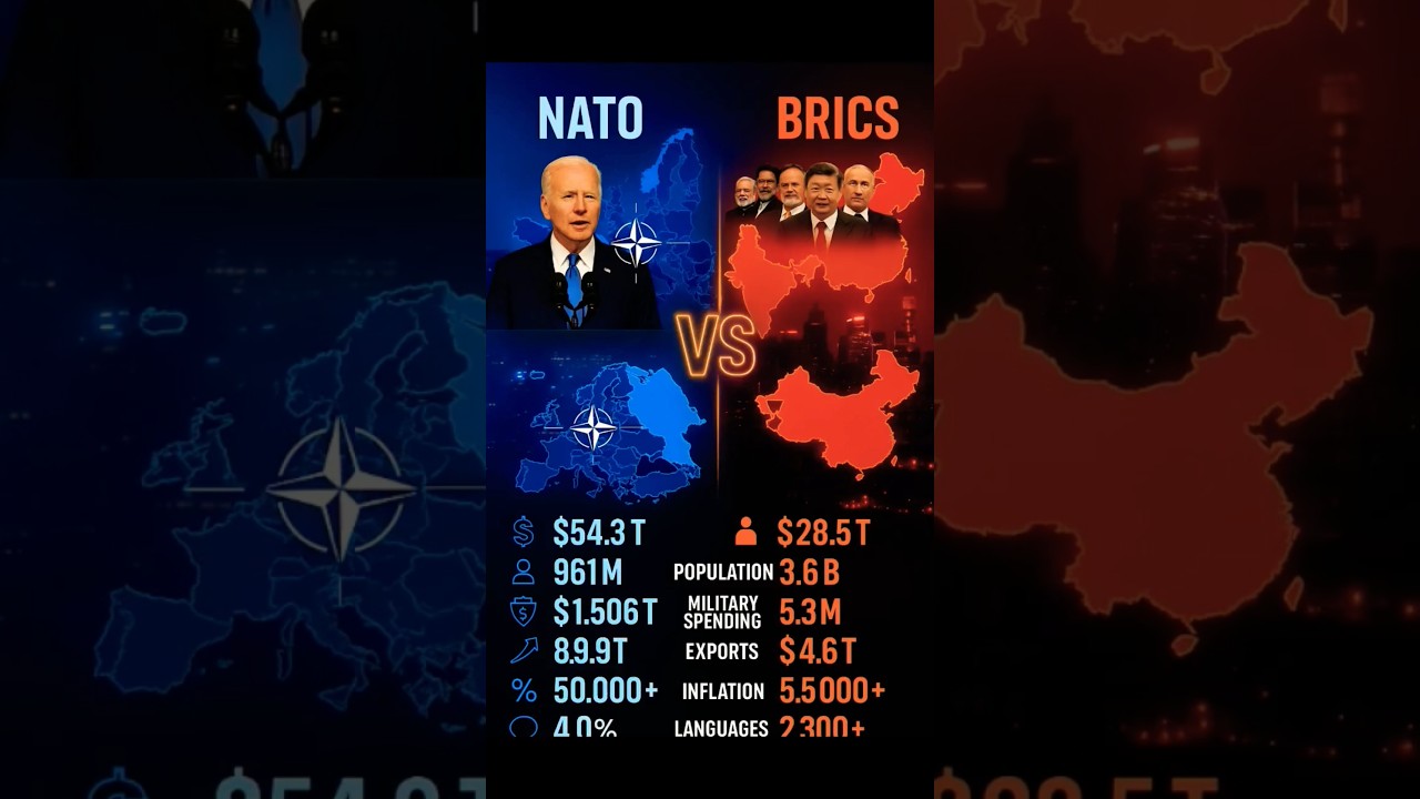 НАТО vs БРИКС &mdash; Кто доминирует в 2025 году? | Сравнение силы, экономики и влияния