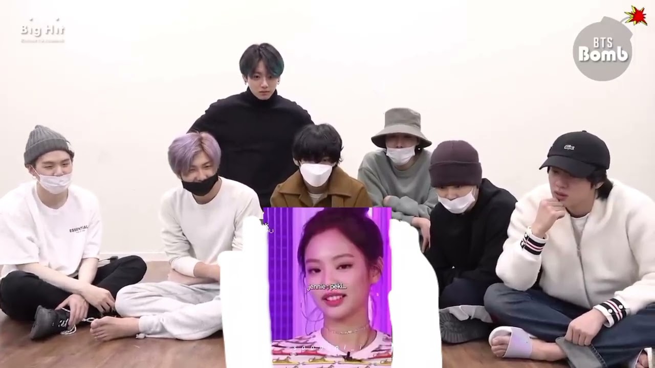 Bts reaction jennie