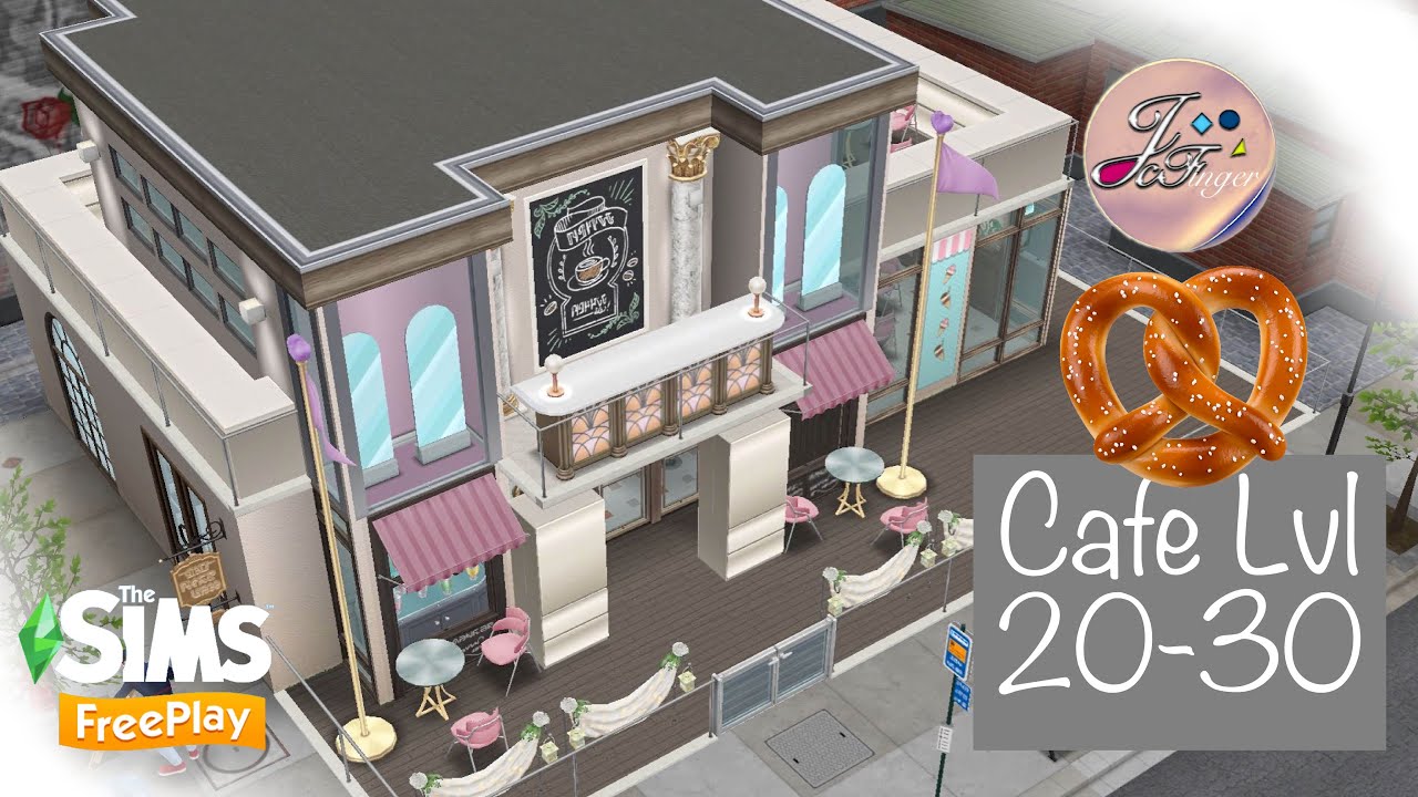 Sims FreePlay 🥨🥯🥐| MidTown Cafe | Lvl 20-30 | By Joy.