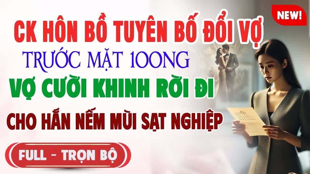 Chồng Hôn Bồ Trước Mặt Tôi Tuyên Bố Tìm Được Chân Ái Vợ Lạnh Lùng Rời Đi Ba Ngày Sau Hắn Gào Khóc Xi