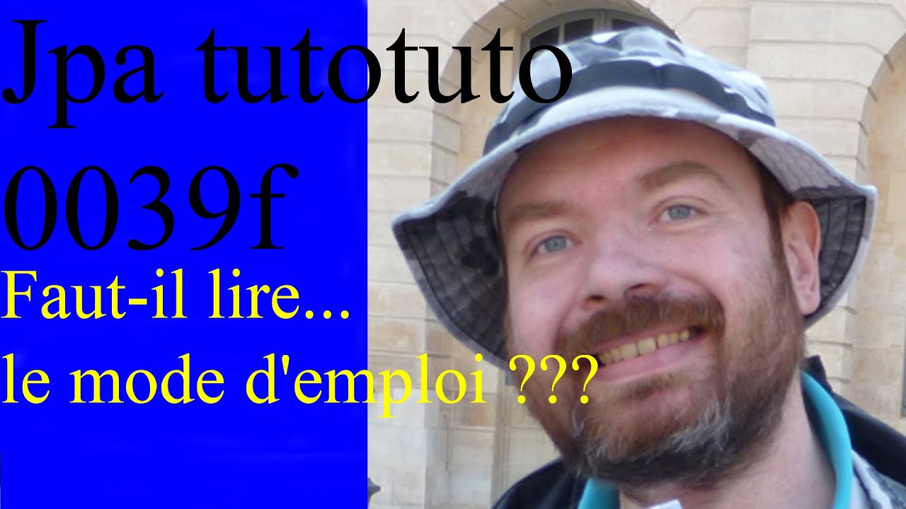 0039f Faut il lire le mode d emploi