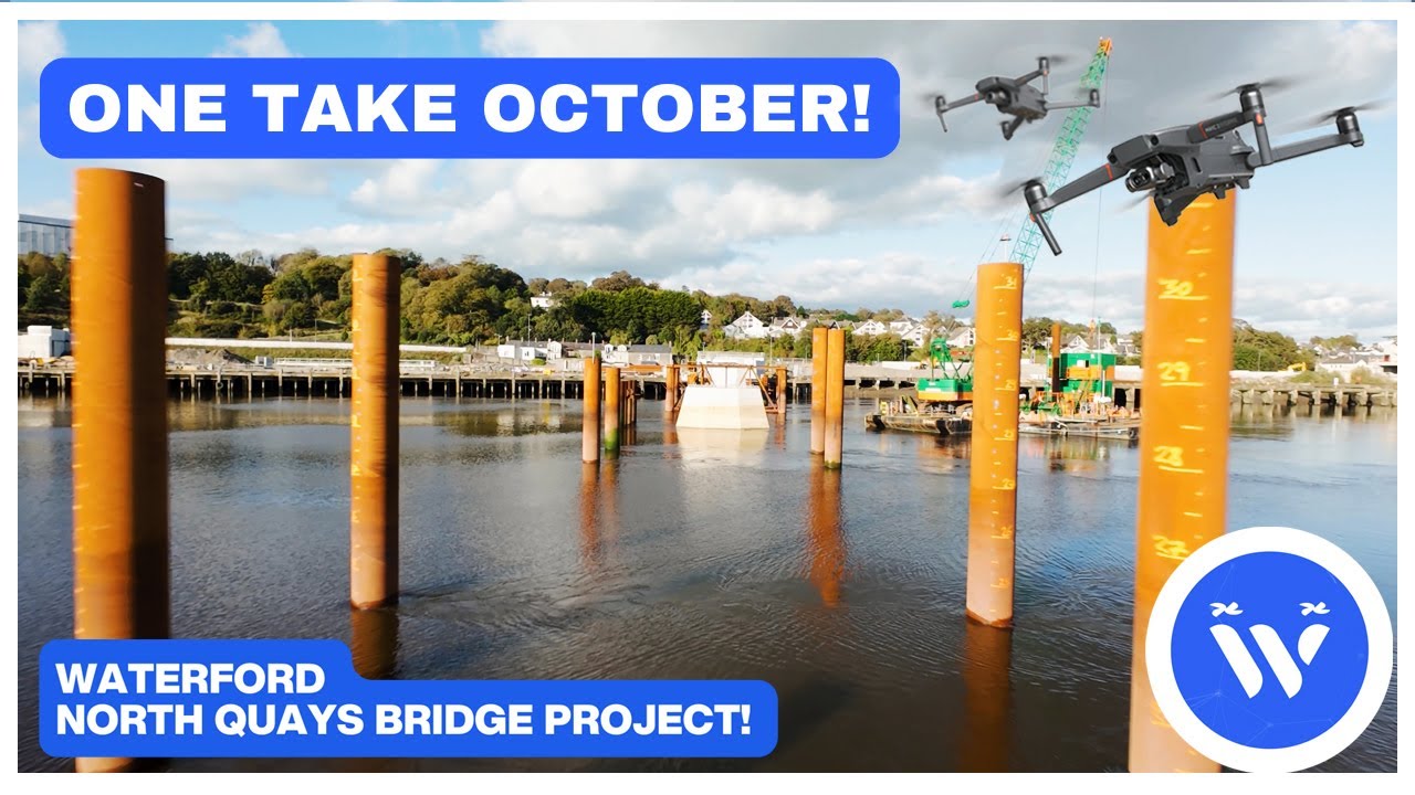 Early One Take October Drone Tour of Waterford North Quays Progress