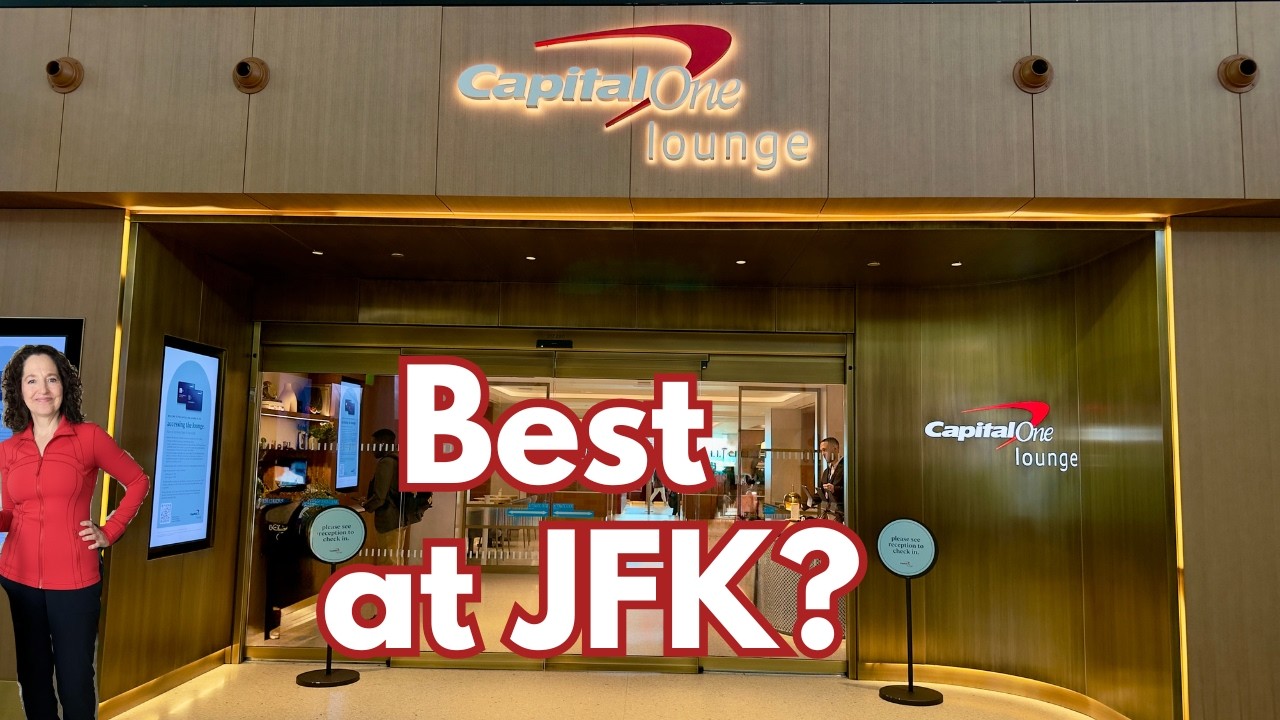 Обзор и экскурсия по залу ожидания Capital One в аэропорту имени Джона Кеннеди (терминал 4)