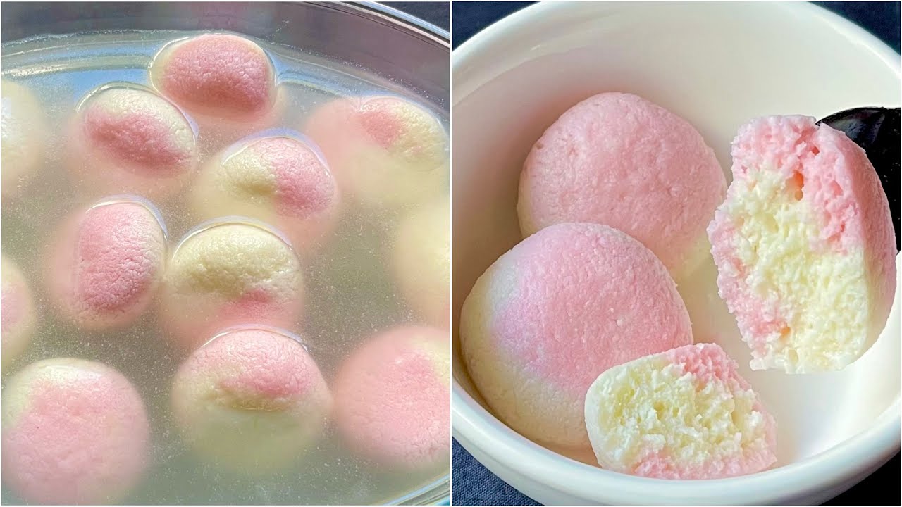Rasgulla Recipe | 2-Tone Soft & Spongy Rasgulla | Cooking for partner 