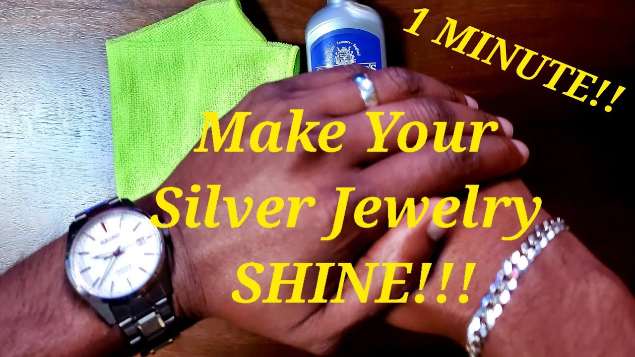 Shine Your Sterling Silver Jewelry EASY in UNDER 1 MINUTE!!!