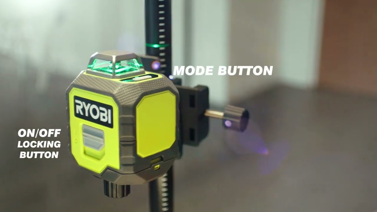 RYOBI&reg; 360&deg; Green Line Lasers